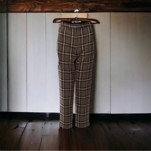 Adam Lippes Straight Leg Pants
Brown Plaid Print
Size 10